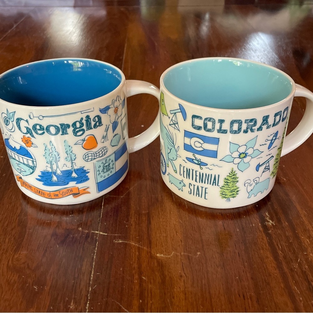 Starbucks “Been There Series”State-Themed Ceramic Mug Georgia Colorado